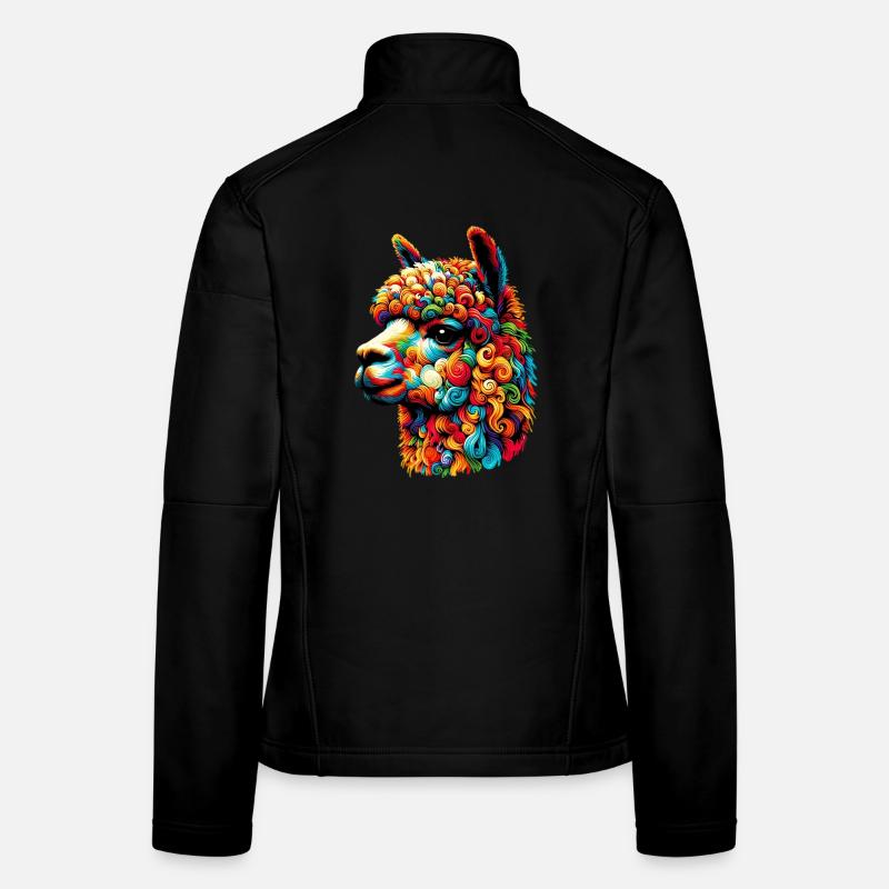 Alpaga Veste en tissu softshell Femme