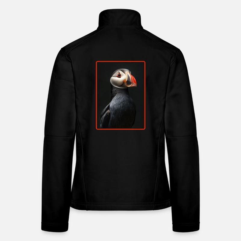 Puffin Papageientaucher Frauen Softshelljacke