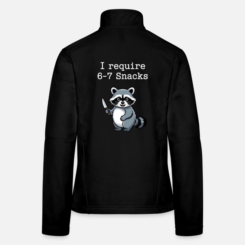 6-7 Internet Meme Cooler 6 7 Raccoon Women's Softshell Jacket