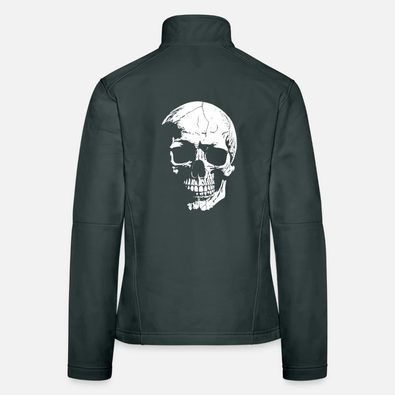 Skull High-Contrast Graphics Women's Softshell Jacket