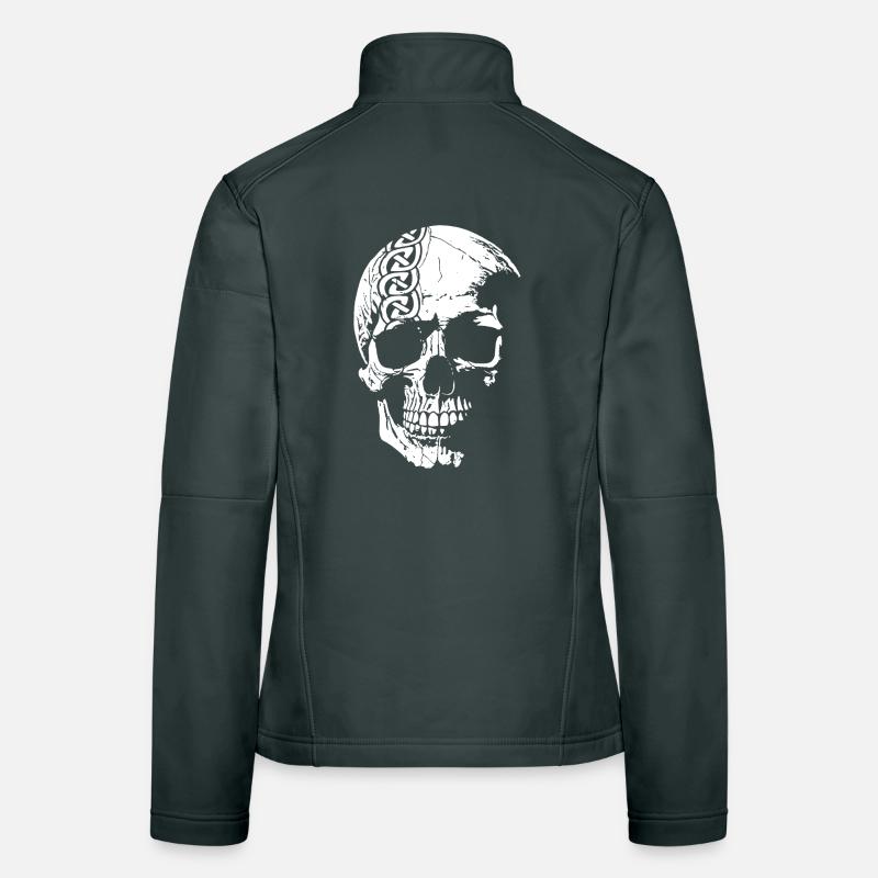 Skull with Celtic knot Women's Softshell Jacket