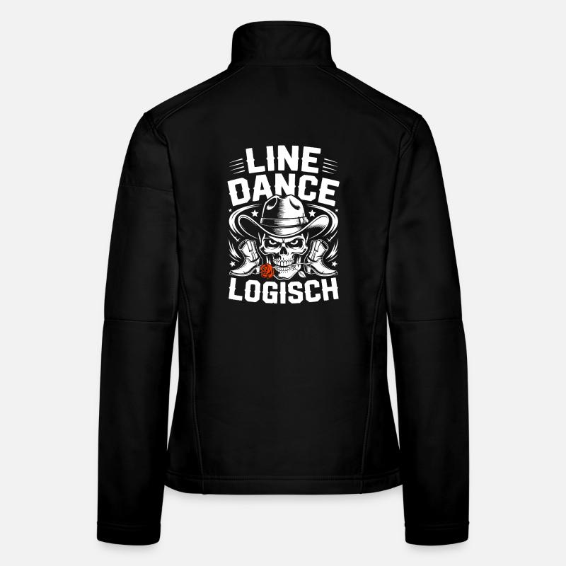 Crâne logique de la danse en ligne Veste en tissu softshell Femme