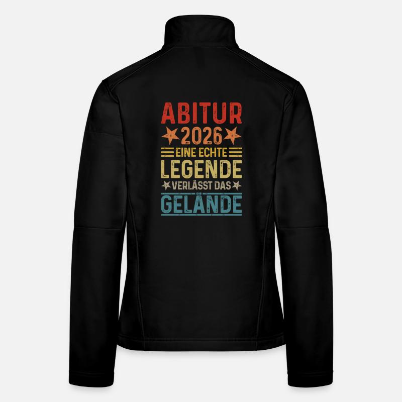 Abitur 2026 A legend leaves the grounds Abi Women's Softshell Jacket