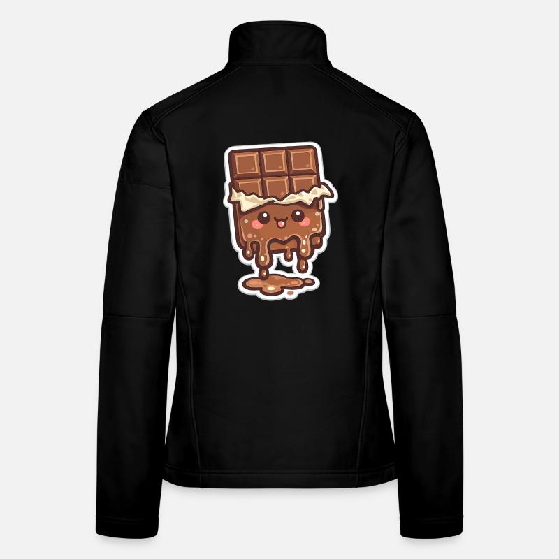 Melting chocolate bar Women's Softshell Jacket
