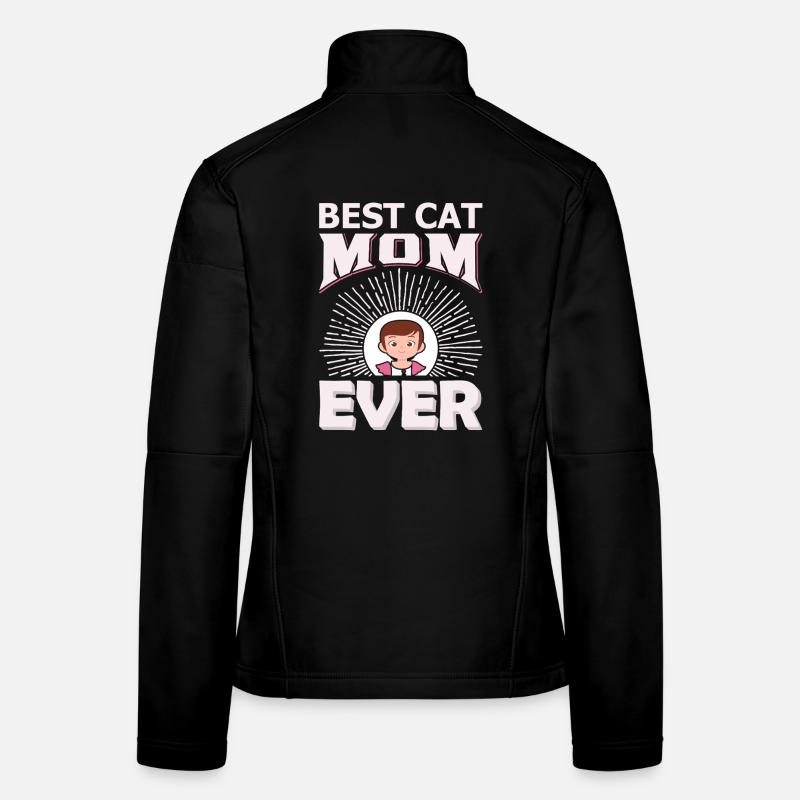 Meilleur cadeau adorant de chat Veste en tissu softshell Femme