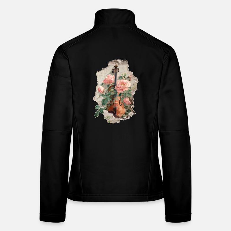 Violon Violon Veste en tissu softshell Femme