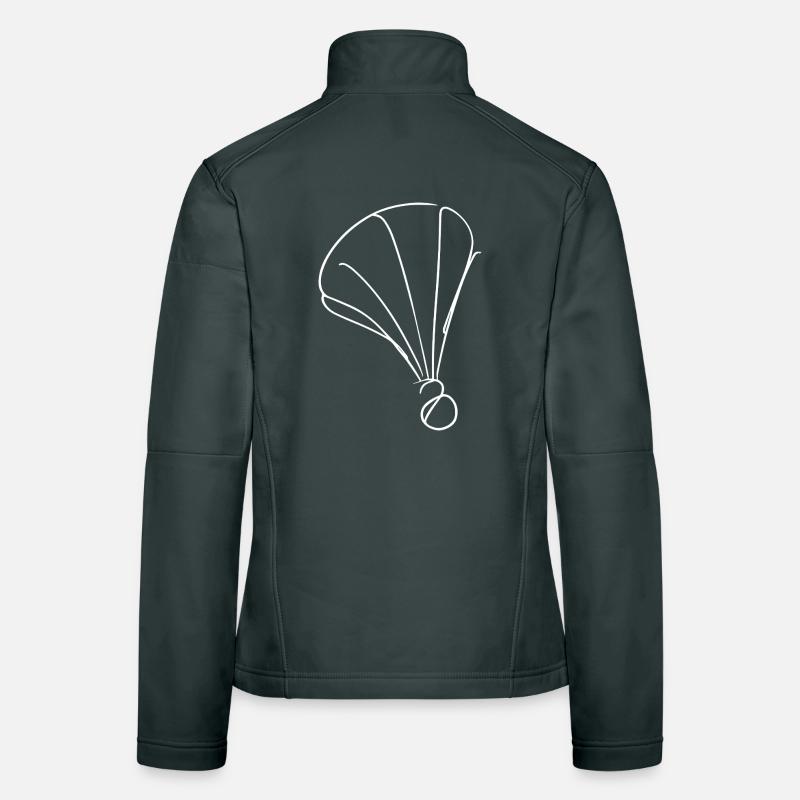 Badminton Drawing Women's Softshell Jacket