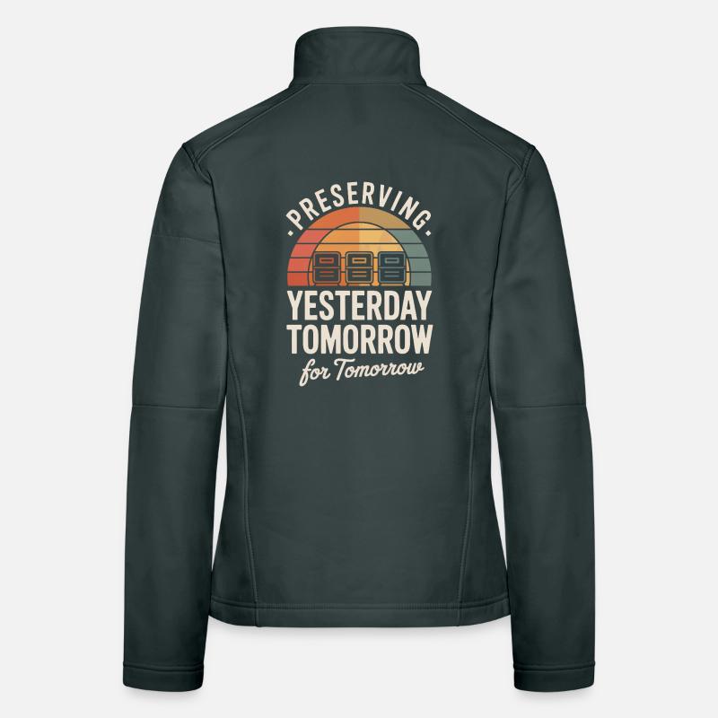 Préserver hier pour demain Veste en tissu softshell Femme