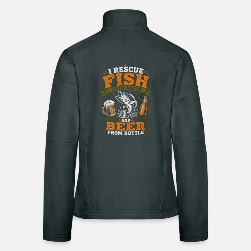 I Rescue Fish From Water Frauen Softshelljacke