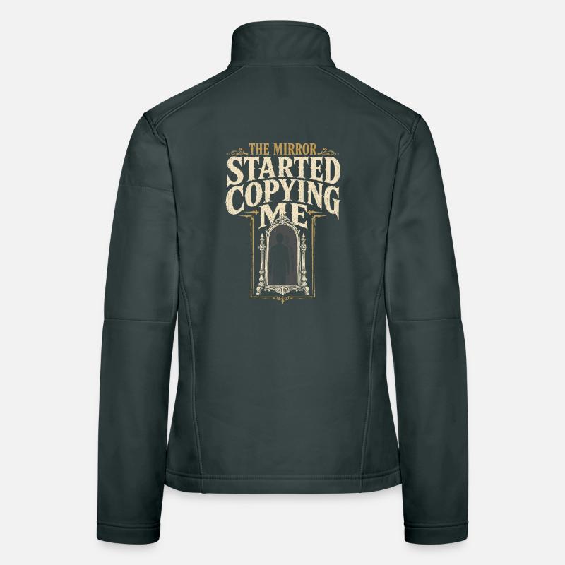Haunted mirror, cursed mirror spirit in the mirror, Women's Softshell Jacket