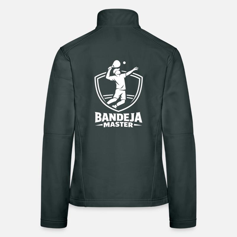 Tableau de trait du Bouclier Maître Bandeja Veste en tissu softshell Femme