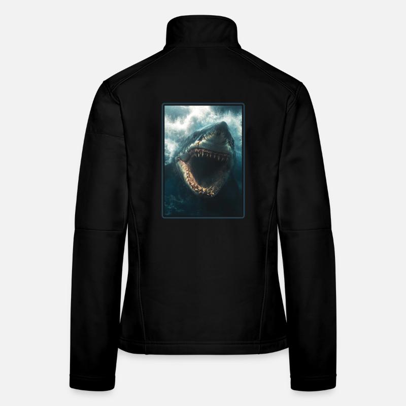 Grand requin blanc Grand requin blanc Veste en tissu softshell Femme
