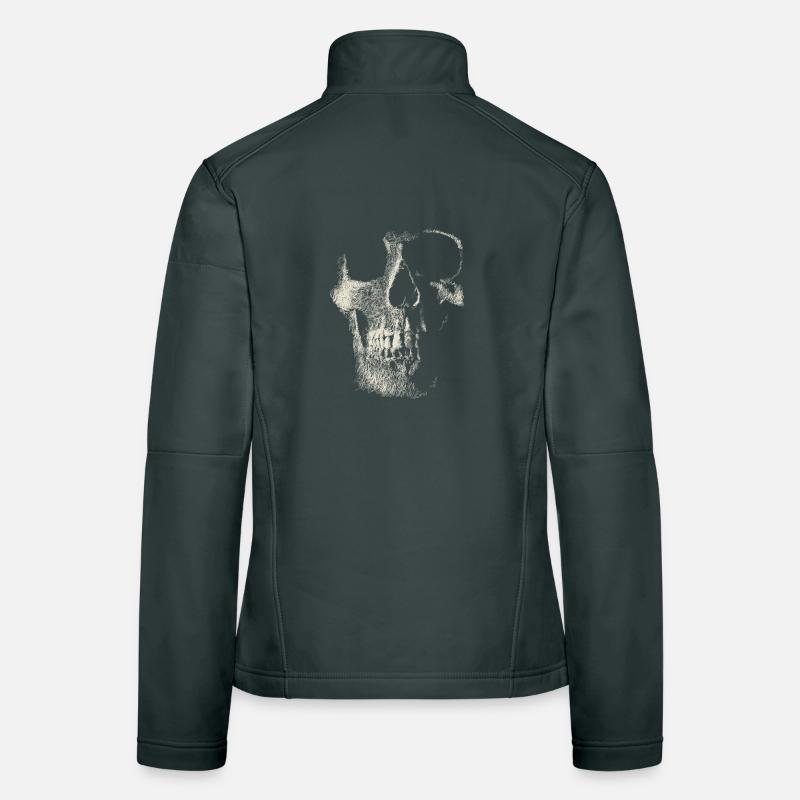 Schädel Frauen Softshelljacke