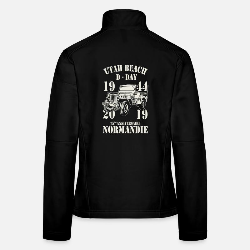 Utah Beach D-Day 1944 - 2019 Veste en tissu softshell Femme