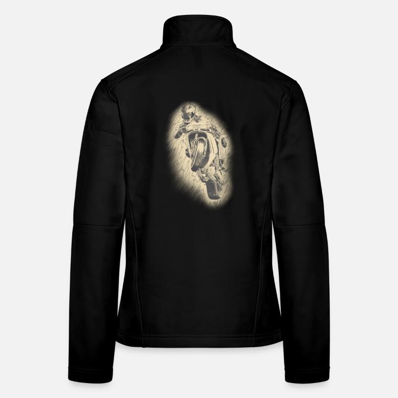 Motorrad Frauen Softshelljacke