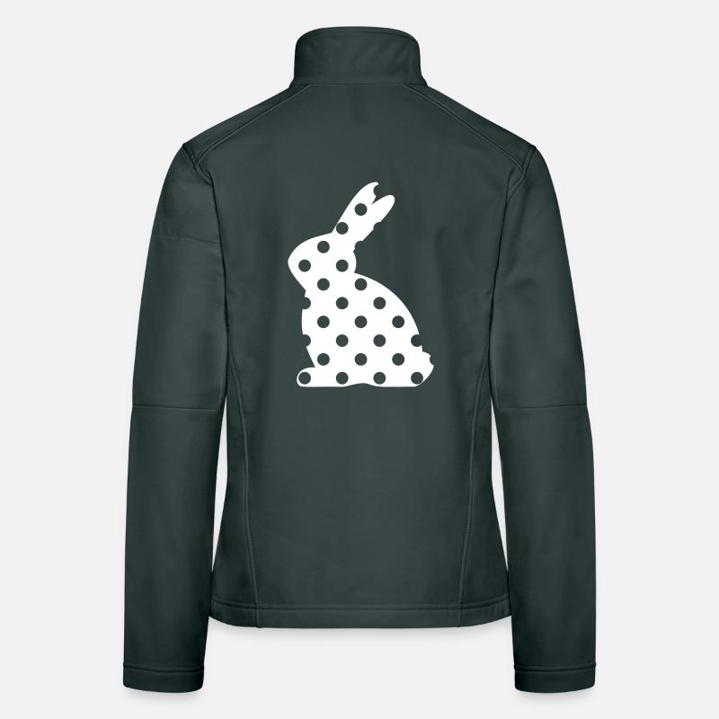 Bunny points cadeau de Pâques Veste en tissu softshell Femme