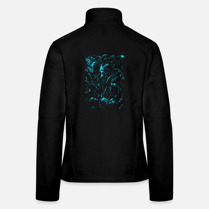 Chutullu - Lovecraft / Abstrakt Horror Frauen Softshelljacke