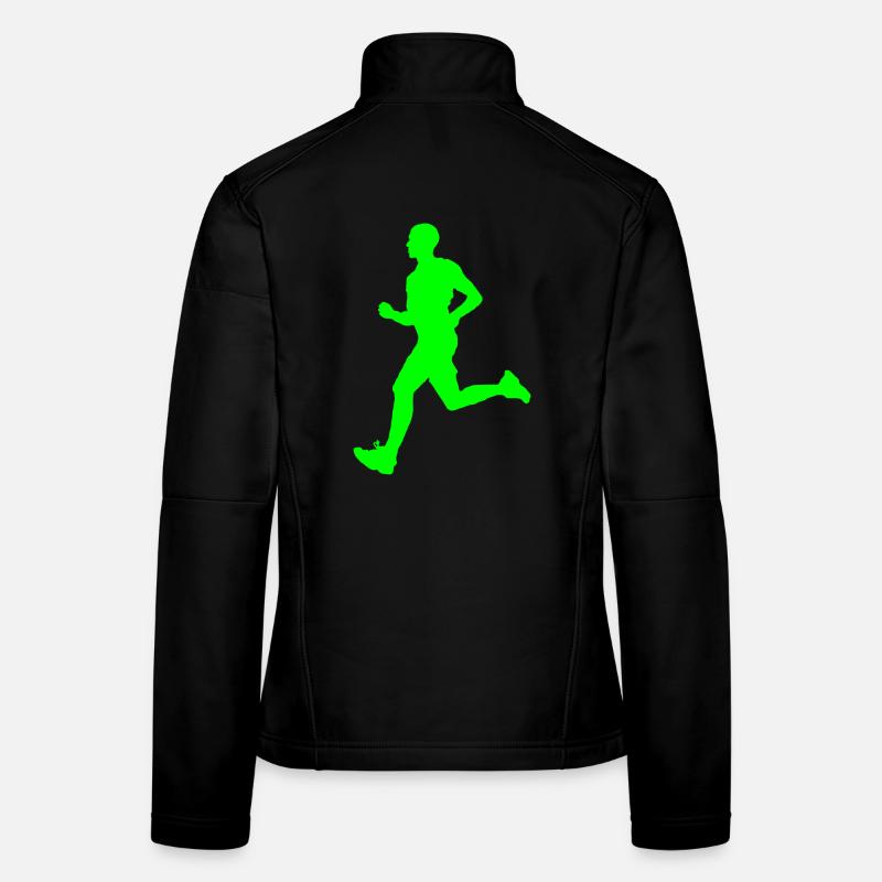 Laufende Männer 4 Frauen Softshelljacke