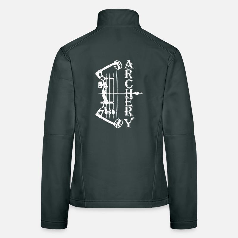 Bogenschießen, Bogensport, Bogenschütze, Archery Frauen Softshelljacke