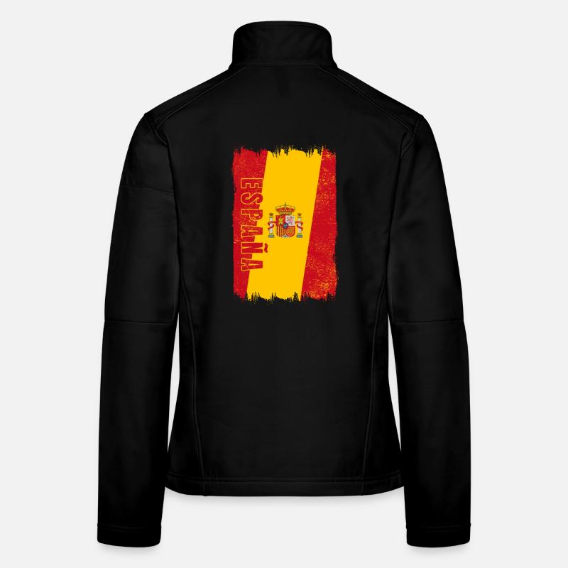 Drapeau de l'Espagne Veste en tissu softshell Femme