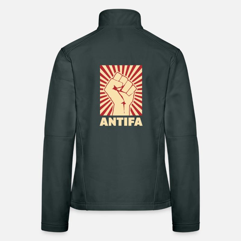 Antifa Women's Softshell Jacket