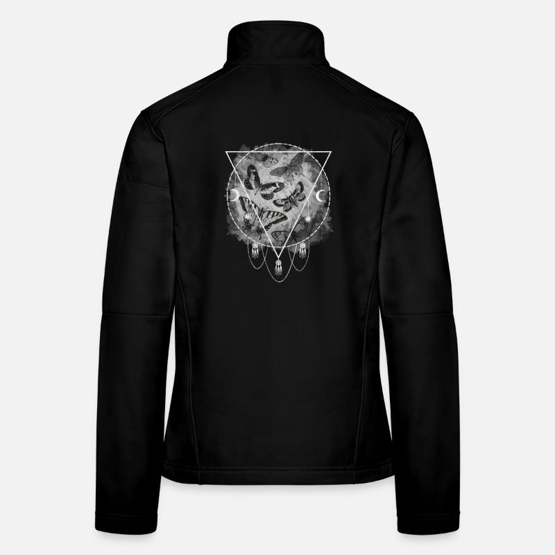 Schmetterlinge Vintage Frauen Softshelljacke