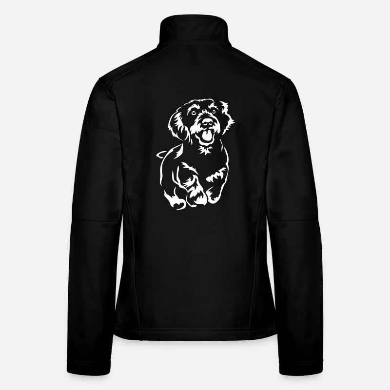 Teckel « Édition Noire » Veste en tissu softshell Femme
