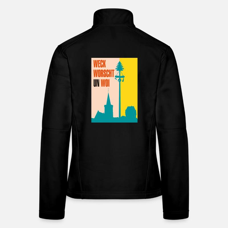 Die 3-faltigkeit der Kerb - Frauen Softshelljacke - Schwarz