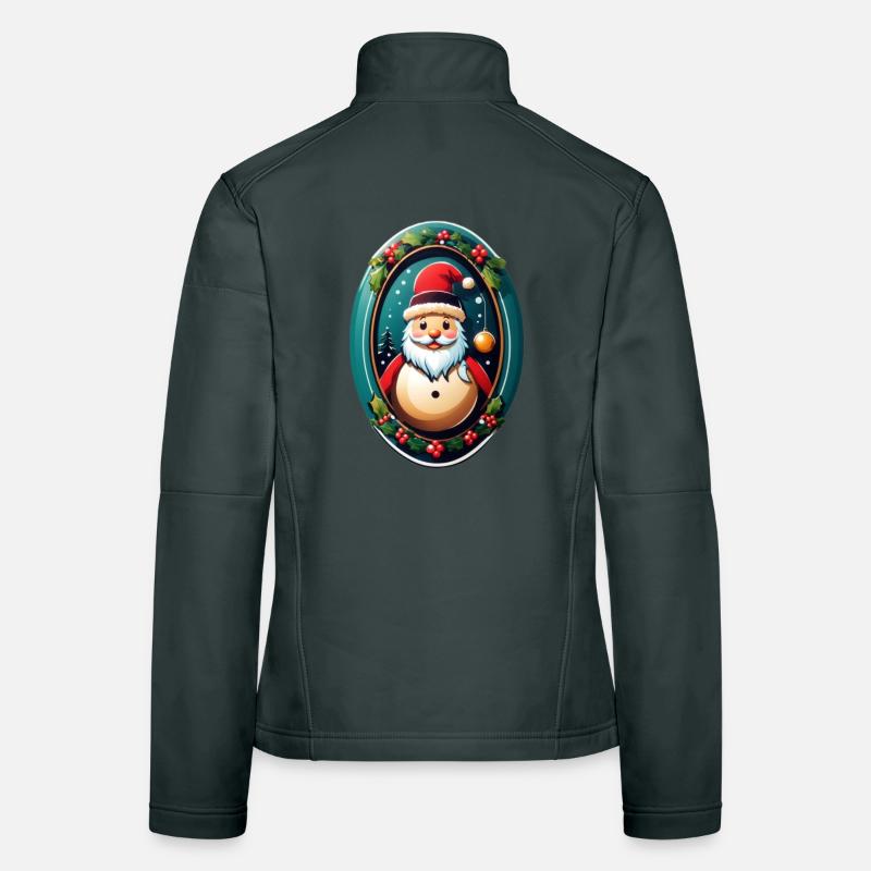 Weihnachtsmann Frauen Softshelljacke