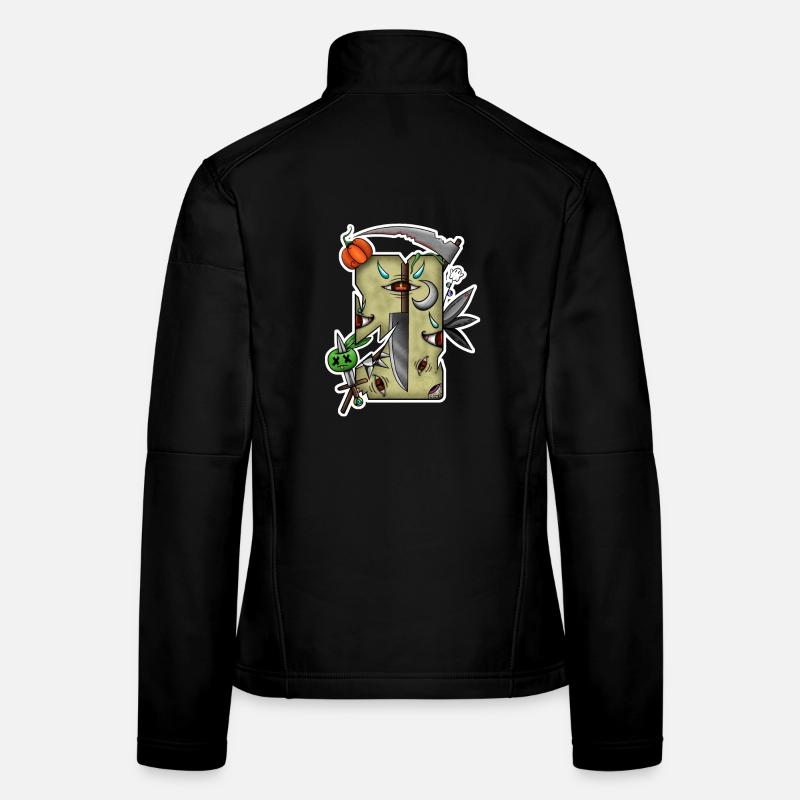 Beschädigtes Halloween-Tarot! Frauen Softshelljacke