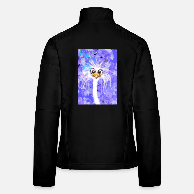 Fabelhafter flauschiger Strauß Frauen Softshelljacke