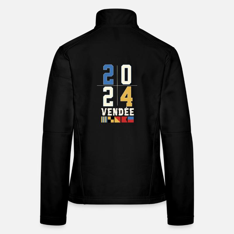 Régate autour du globe Vendée 2024 Veste en tissu softshell Femme