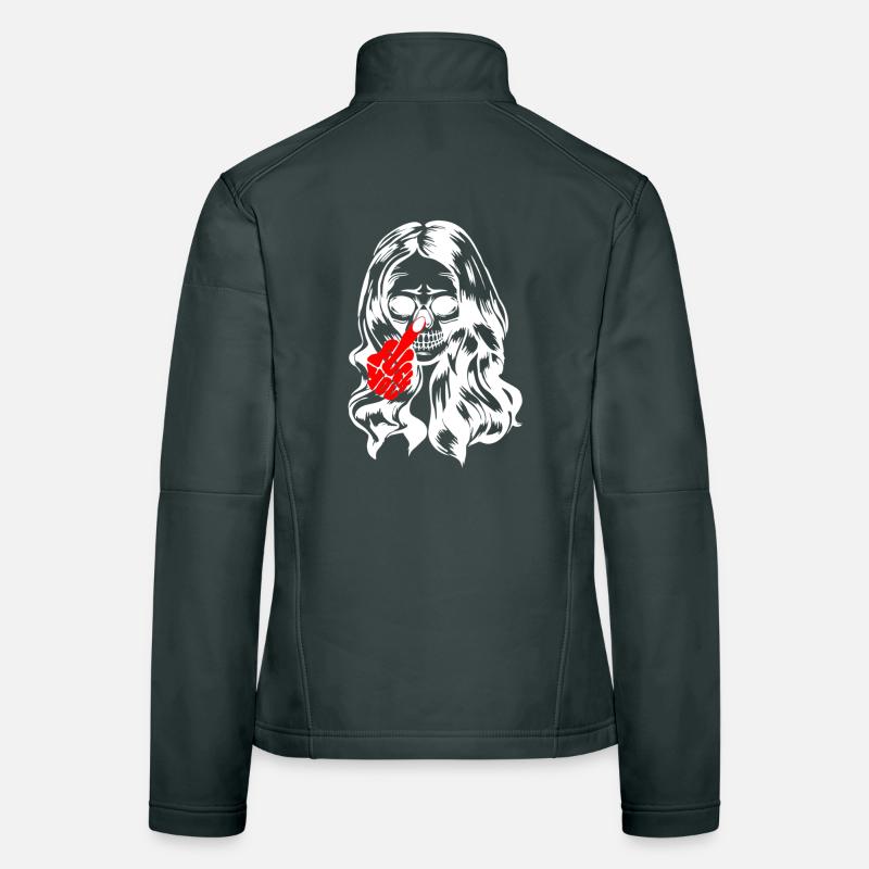 Cooles Gothic Mädchen Metal Punk Rock Wave Frauen Softshelljacke