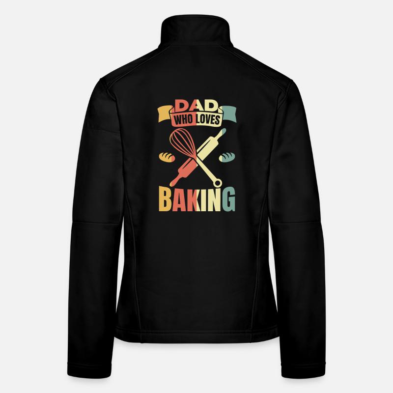 Père boulanger Veste en tissu softshell Femme