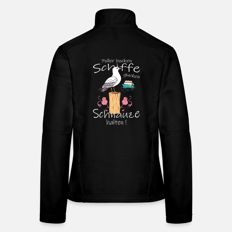 Drôle de mouette Veste en tissu softshell Femme