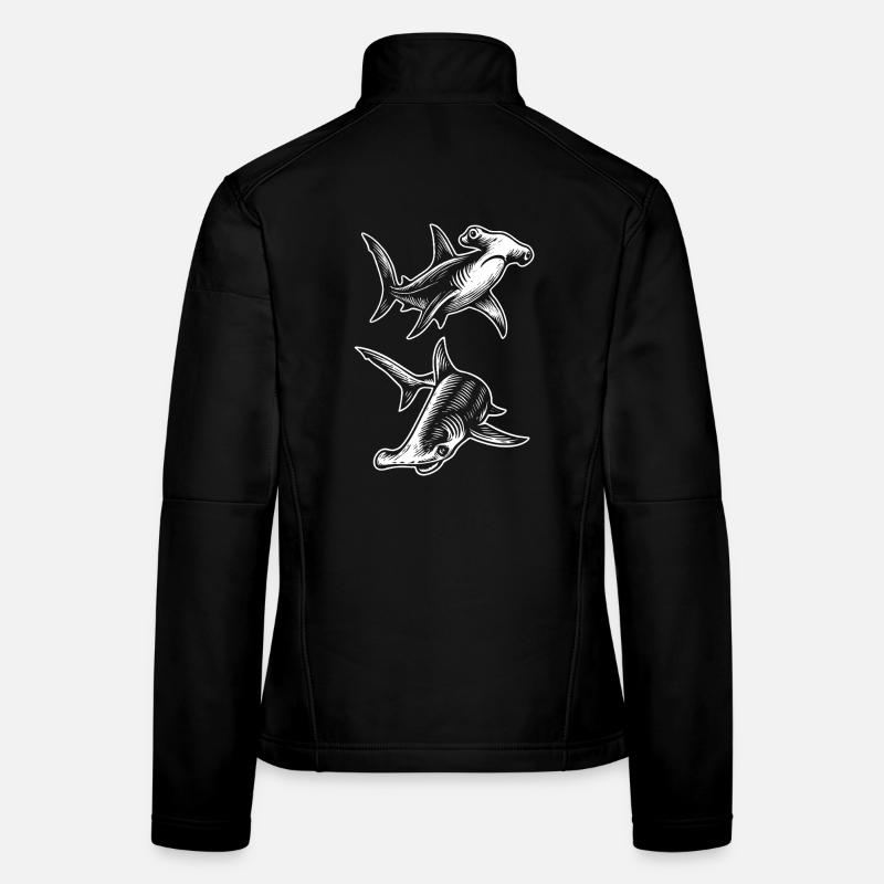 Cadeau requin marteau Veste en tissu softshell Femme