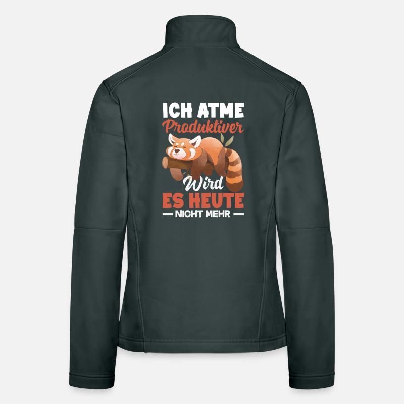 I'm breathing – it doesn't get any more productive today Women's Softshell Jacket
