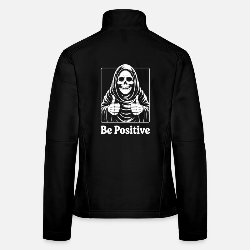Motif squelettique Be Positive Veste en tissu softshell Femme
