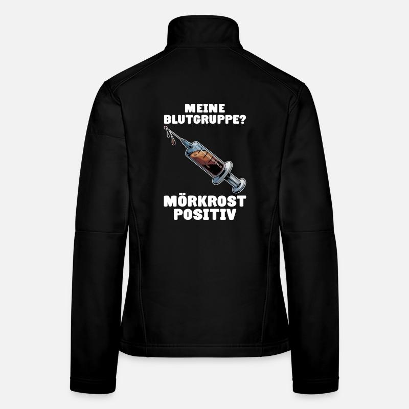 Mörkrost Positive Suède Café Drôle Veste en tissu softshell Femme