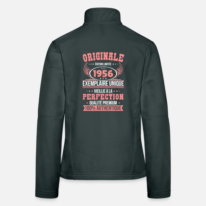 1956 – Exemplaire unique – Qualité premium Veste en tissu softshell Femme