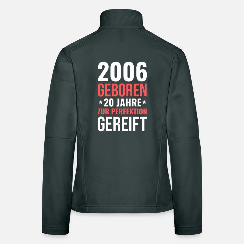 2006 Né – 20 ans de maturation parfaite Veste en tissu softshell Femme