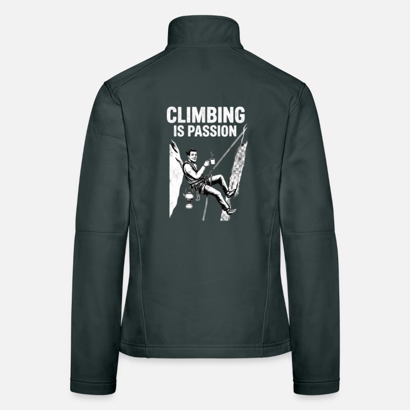 Climbing Is Passion Women's Softshell Jacket