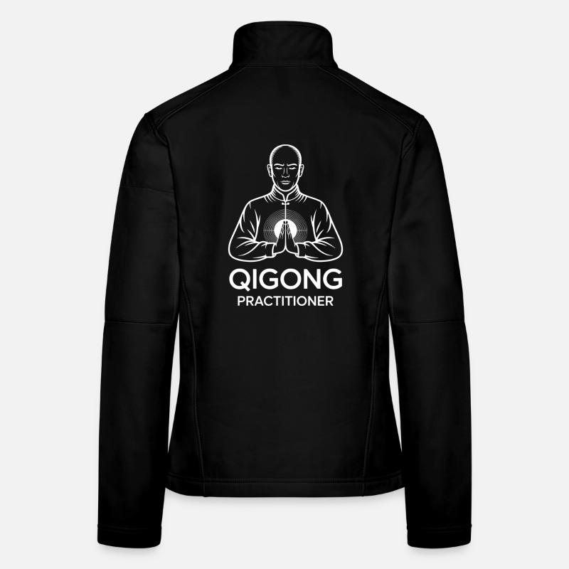 Qigong Tai Chi Veste en tissu softshell Femme