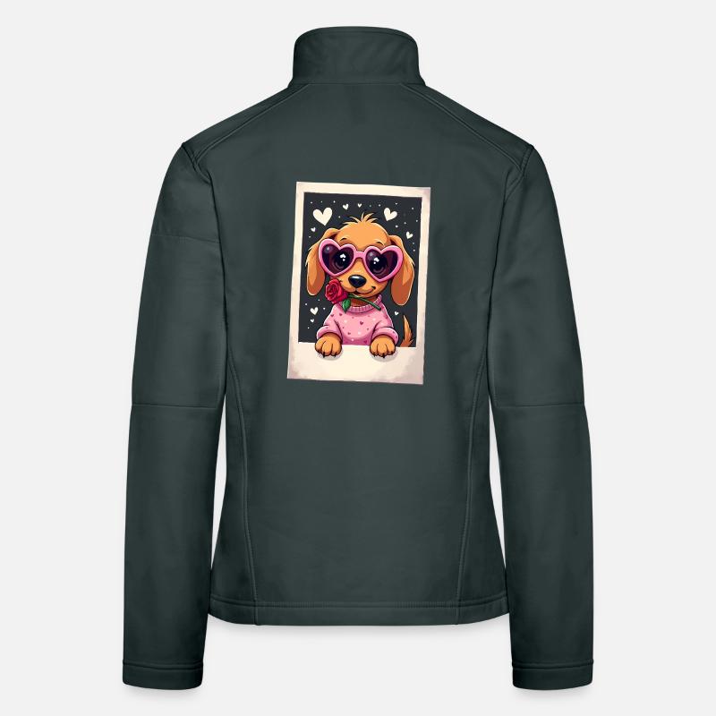 Dackel Dachshund Tekel Frauen Softshelljacke