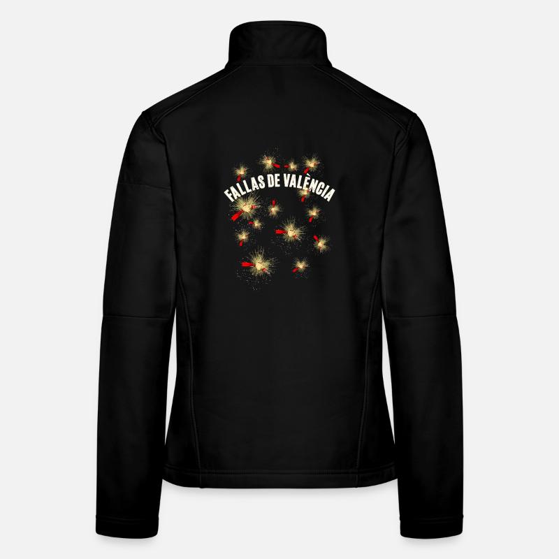 Fallas De Valencia Pyro Feuerwerk Frauen Softshelljacke