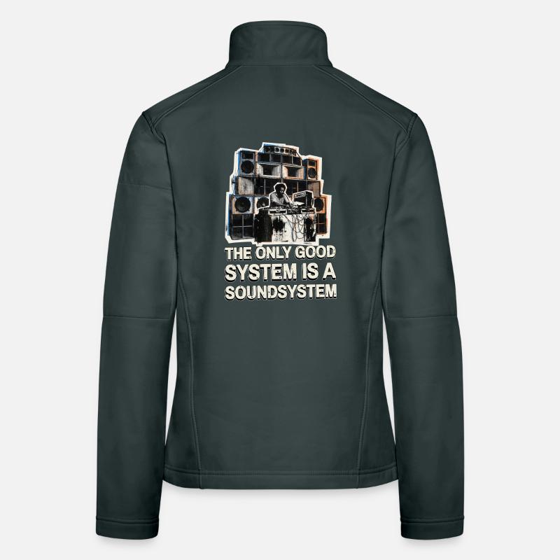 Doublage Soundsystem Veste en tissu softshell Femme