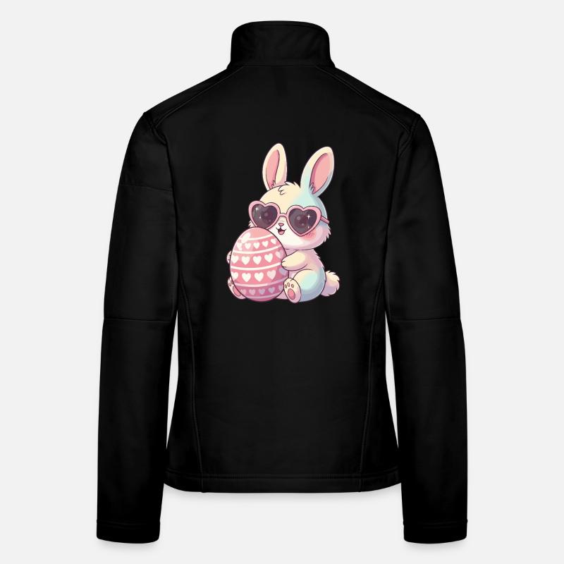 Herzblick Bunny Easter Egg Women's Softshell Jacket