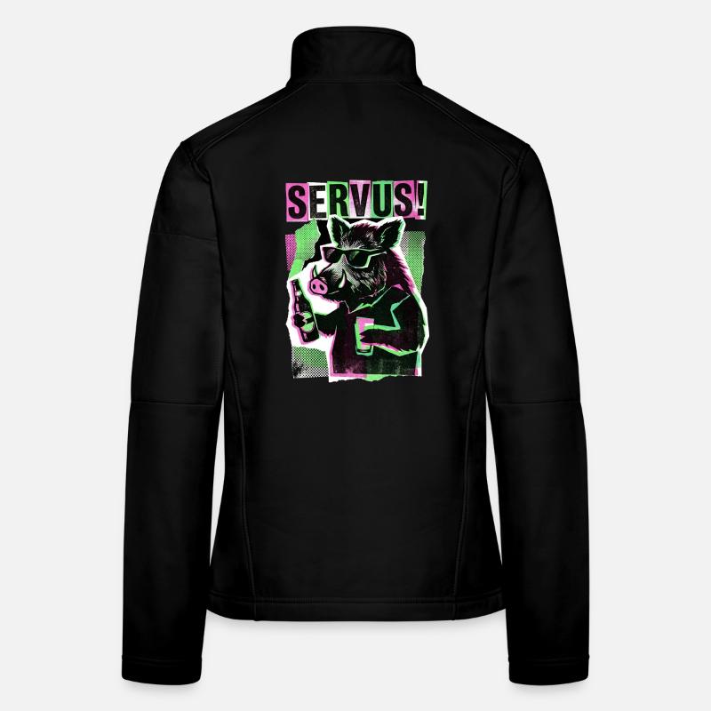 Servus Wild Boar Beer Women's Softshell Jacket