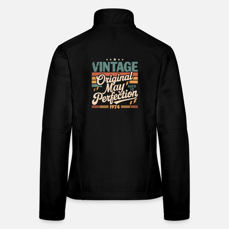 Vintage Mai 1974 – Perfektion seit 52 Jahren Frauen Softshelljacke
