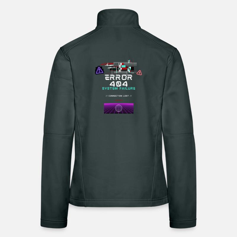 cyberpunk & static Veste en tissu softshell Femme